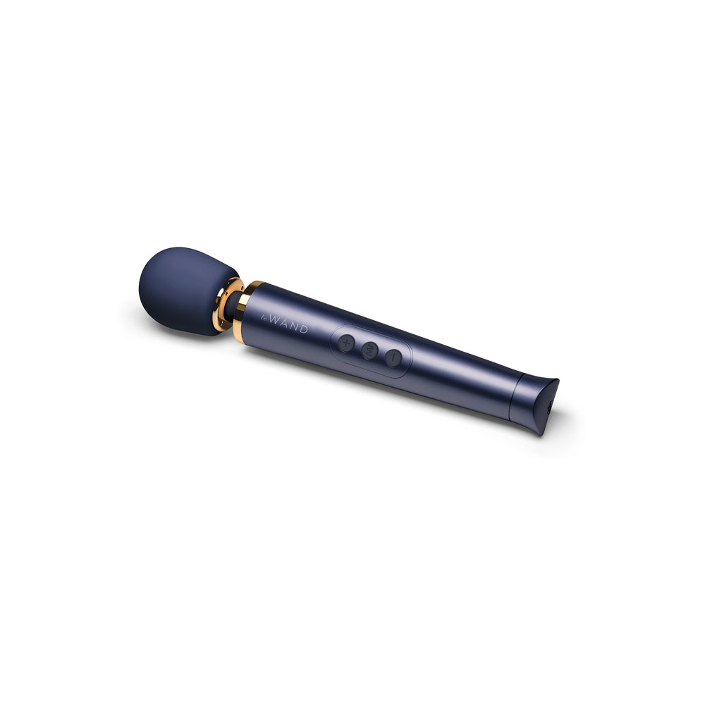 Le Wand Petite Rechargeable Vibrating Wand Massager|Detail|"petite rechargeable wand massager - detail view"