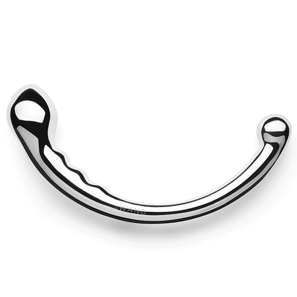 Le Wand Hoop Stainless Steel Dildo|Front View|"steel design - front view"