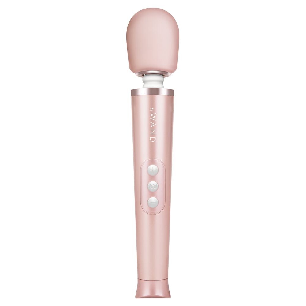 Le Wand Petite Gold Travel Rechargeable Wand | Main | "luxury gold travel massager - main view"