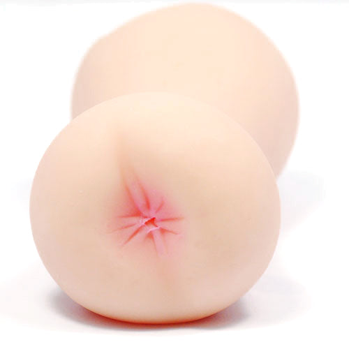 Vagina and Anus Double Orifice Masturbator|Side View|"orifice detail - side view"