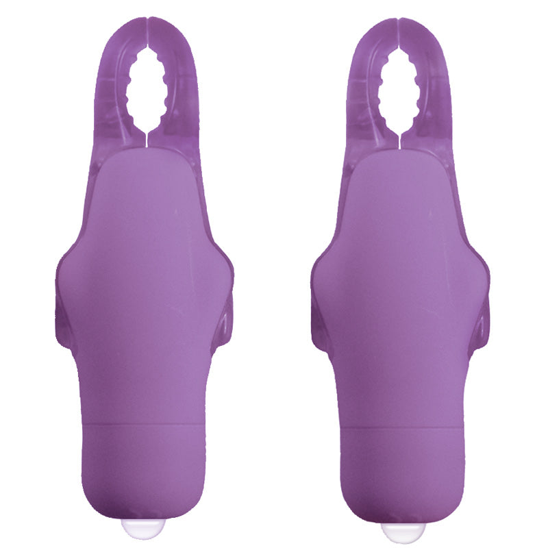 My First Nipple Clamps|Front|"black adjustable nipple clamps - front view"