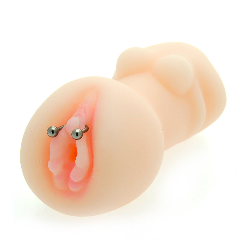 Fukpussy Pierced Vagina Masturbator|Front View|"pierced design - front view"