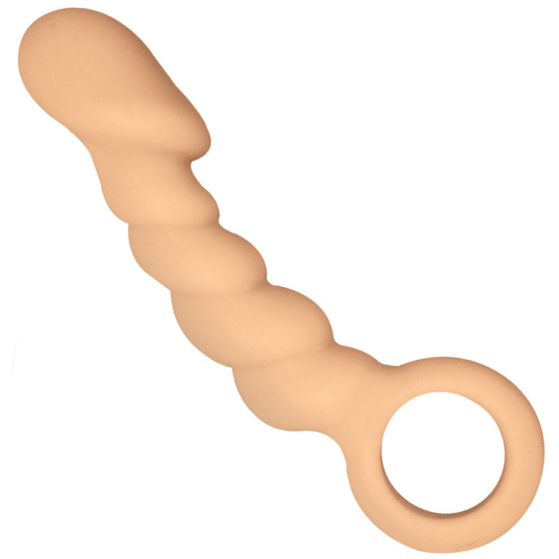 Ram Anal Trainer Silicone Anal Beads|Front View|"trainer beads set-front view"|