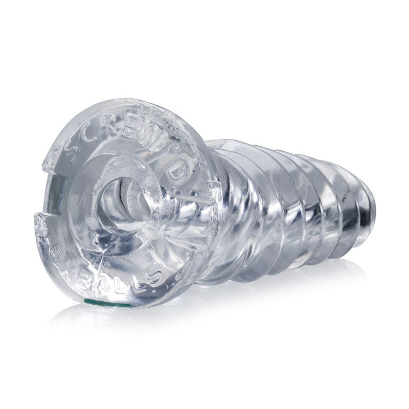 Oxballs Screwd Super Squishy Corkscrew Jackoff|Side View|"squishy detail - side view"