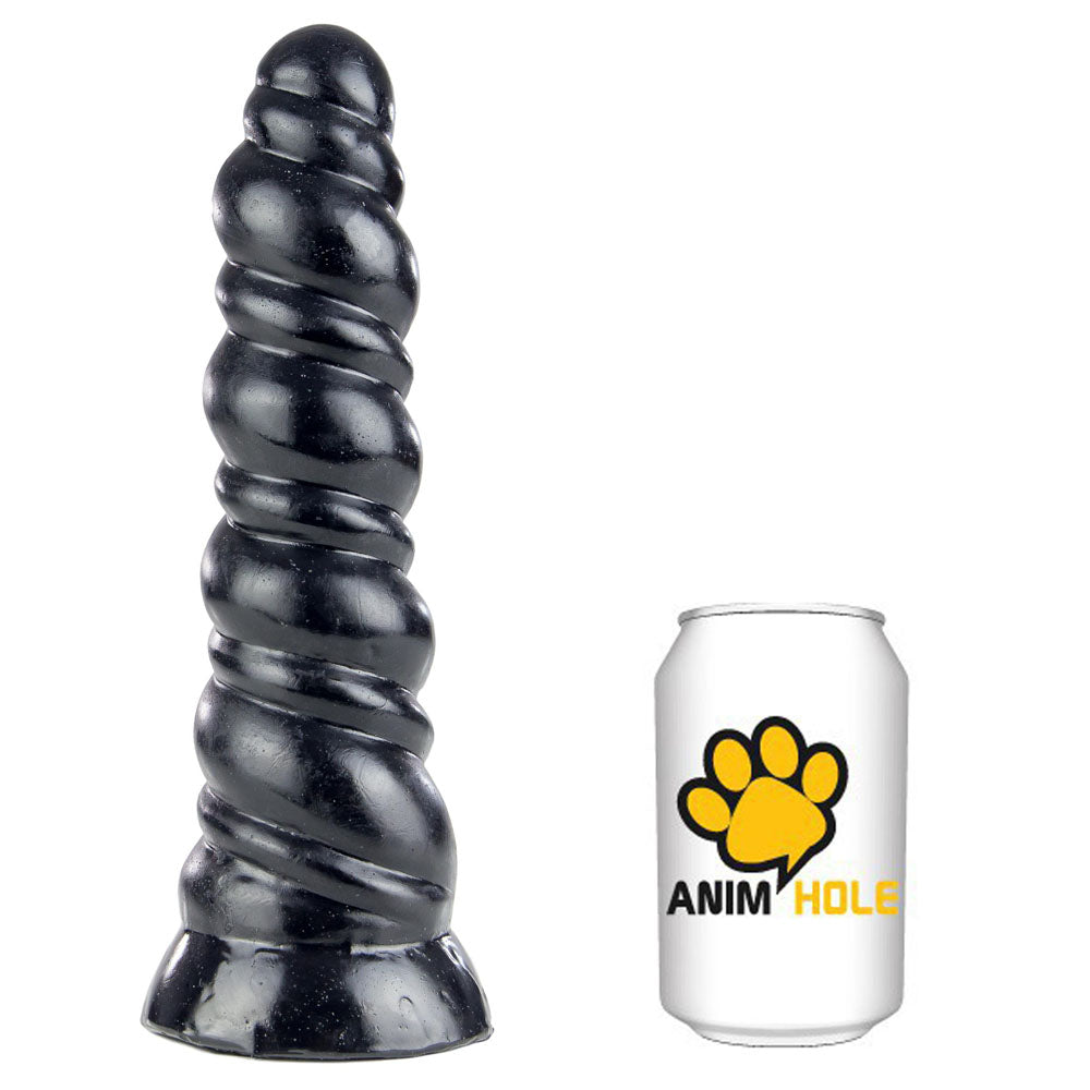 Animhole Unicorn Ozzy Dildo|Side View|"ozzy unicorn dildo - side view"