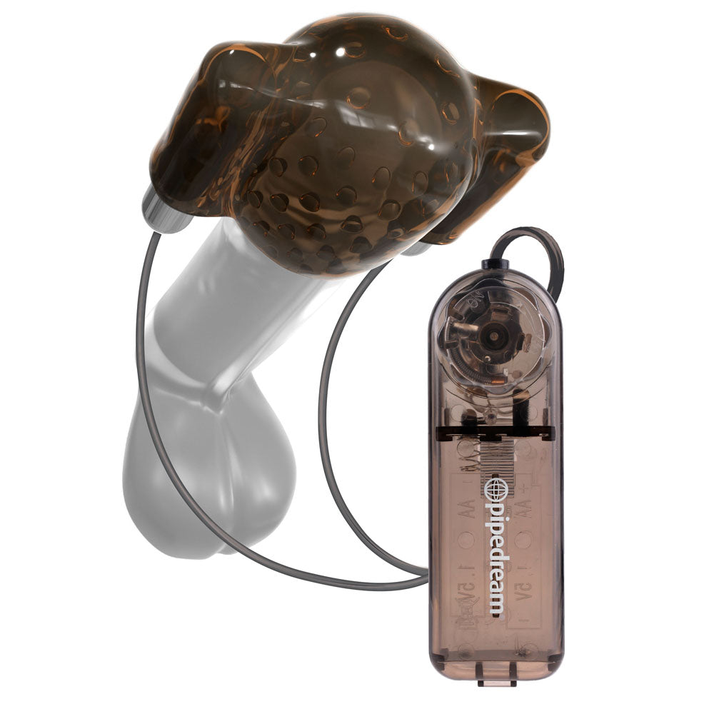 Classix Dual Vibrating Head Teaser|Front View|"dual design - front view"