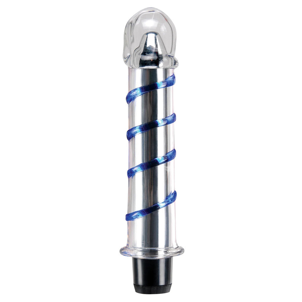 Icicles No. 20 Glass Vibrator|Front View|"glass vibrator - front view"