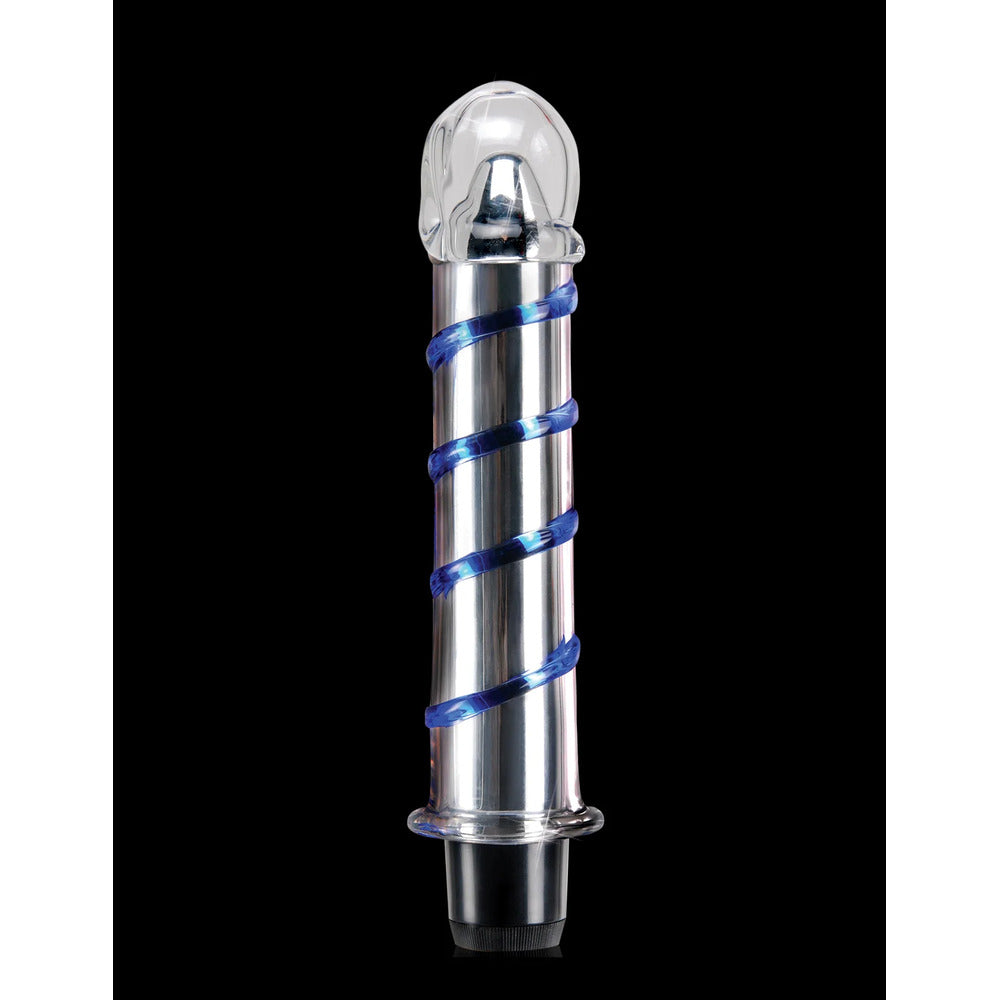 Icicles No. 20 Glass Vibrator|Side View|"glass vibrator - side view"