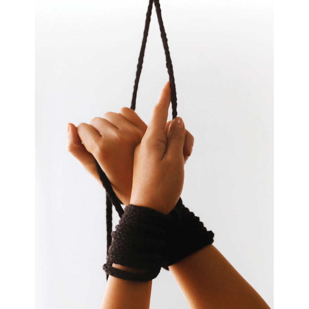 Fetish Fantasy Series Bondage Rope 200 Feet|Back View|"rope weave-back view adult toys direct"|