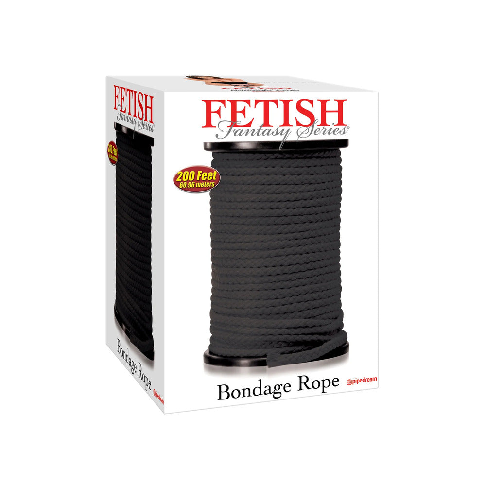 Fetish Fantasy Series Bondage Rope 200 Feet|Detail View|"rope features-detail view adult toys direct"|
