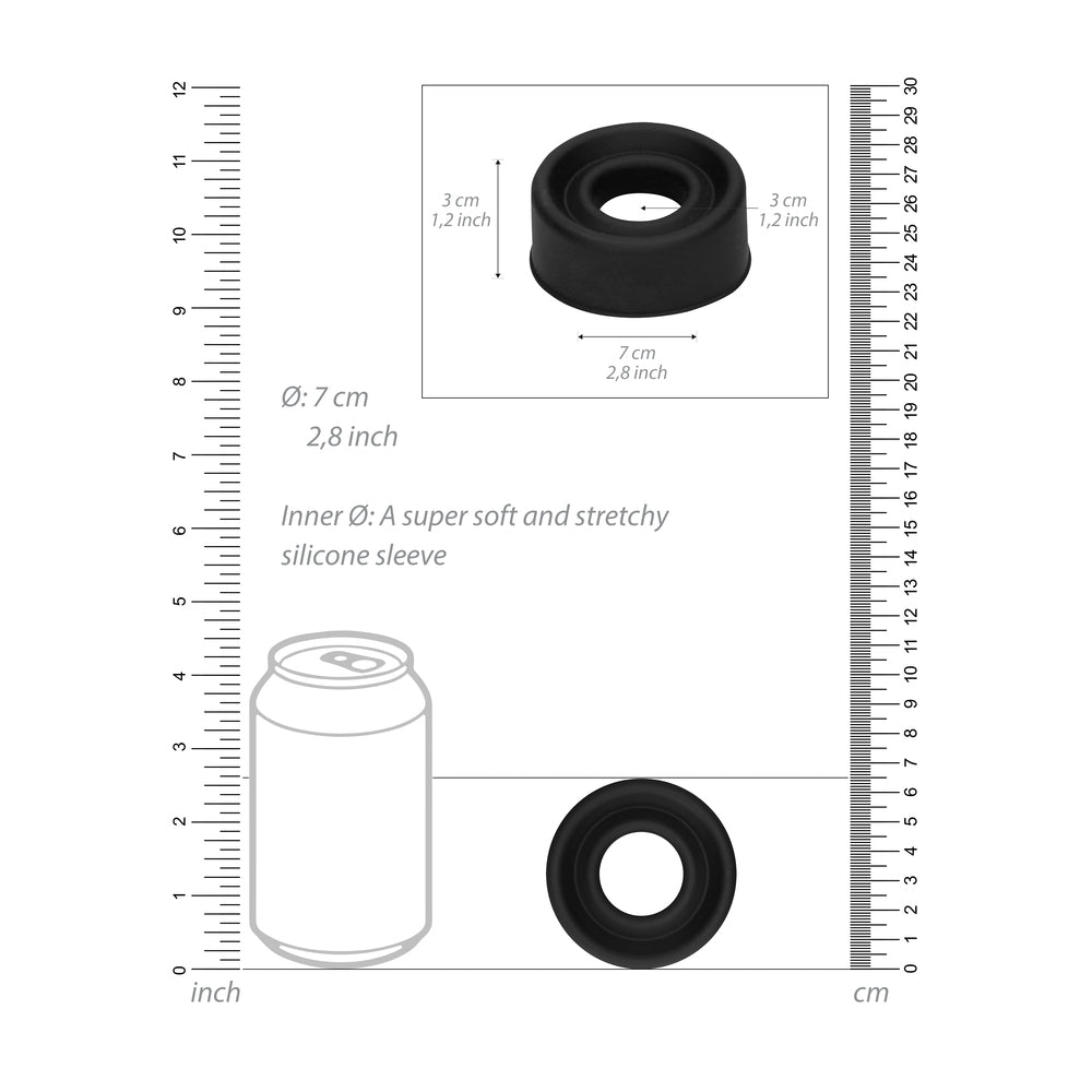 Pumped Silicone Pump Sleeve Large|Detail View|"Medical-grade silicone with comfort design - detail view"