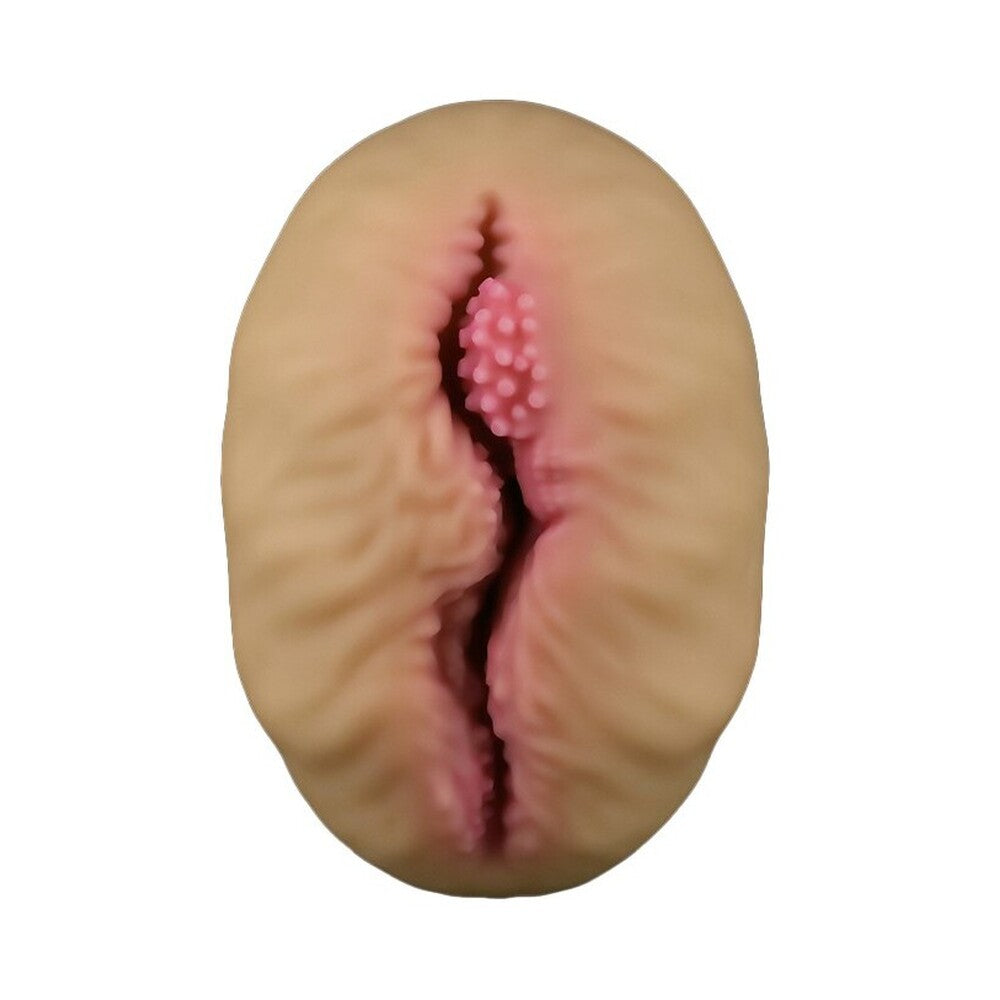 Lovetoy Aliens Pie Number 1 Masturbator Flesh Pink|Side View|"pie detail - side view"