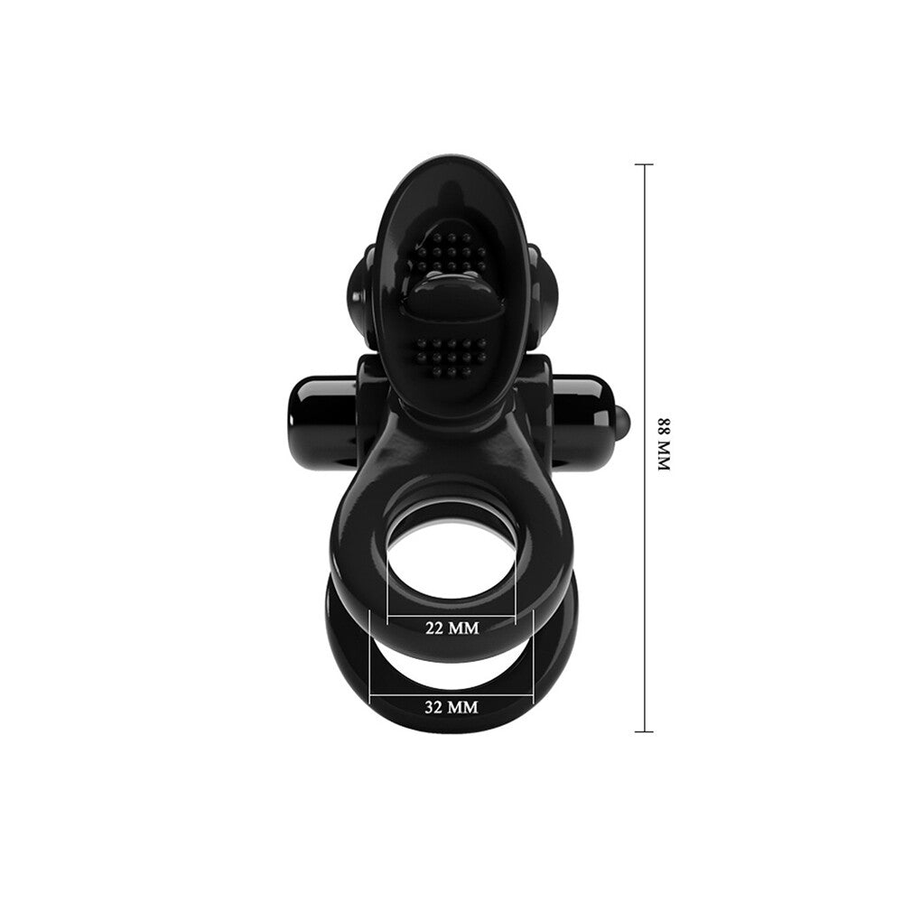 Pretty Love Passionate Ring Vibrating Cock Ring|Detail View|"surface detail - detail view"