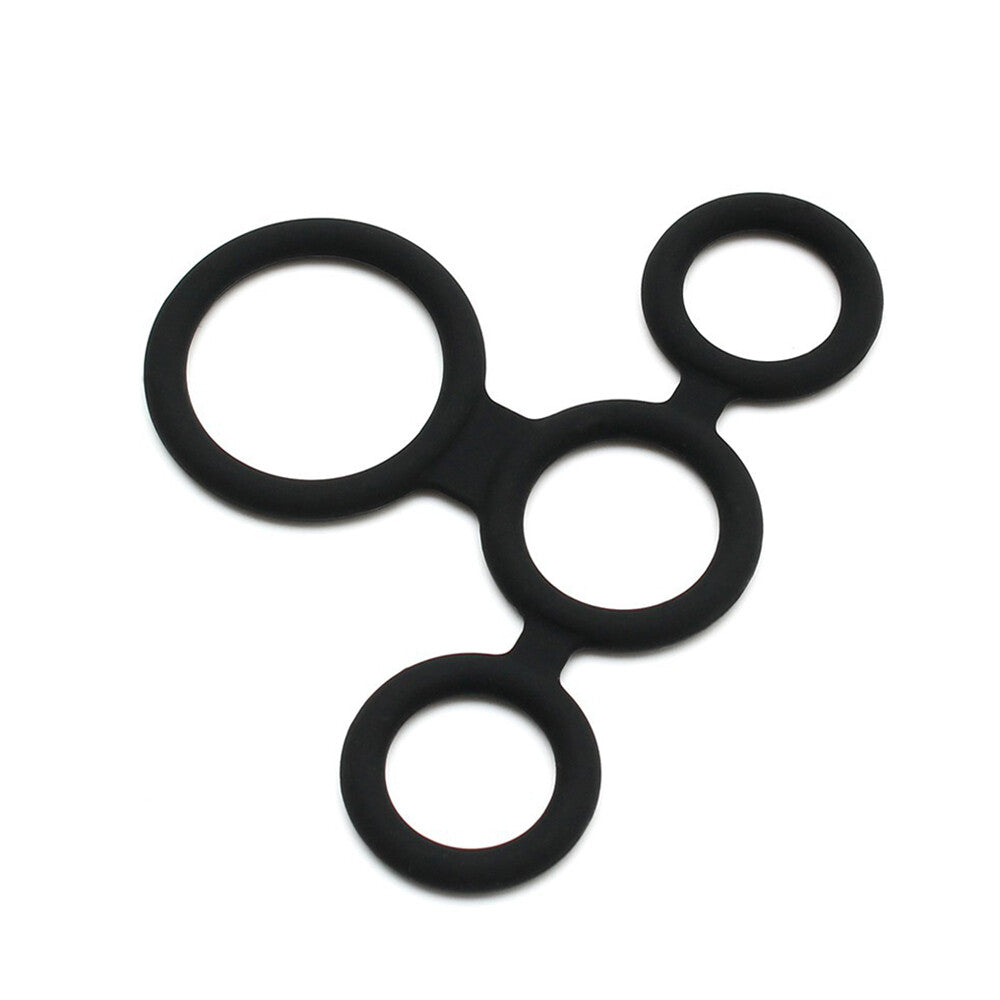 Rimba Quatro Cock Ring And Ball Splitter|Detail View|"closure features-detail view"|