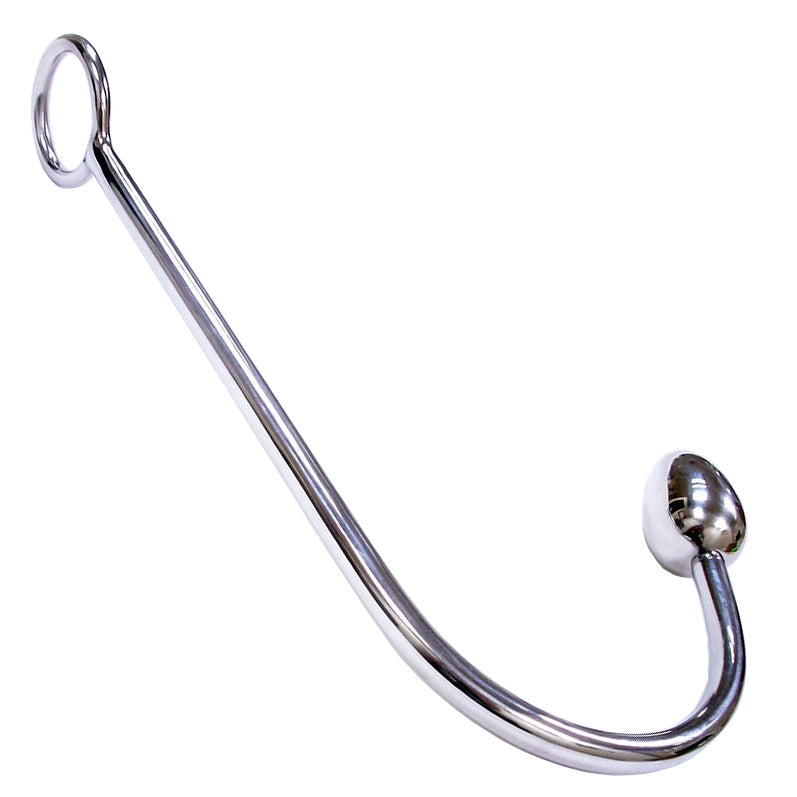 Rouge-Stainless-Steel-Anal-Hook|Front View|"steel hook-front view"
