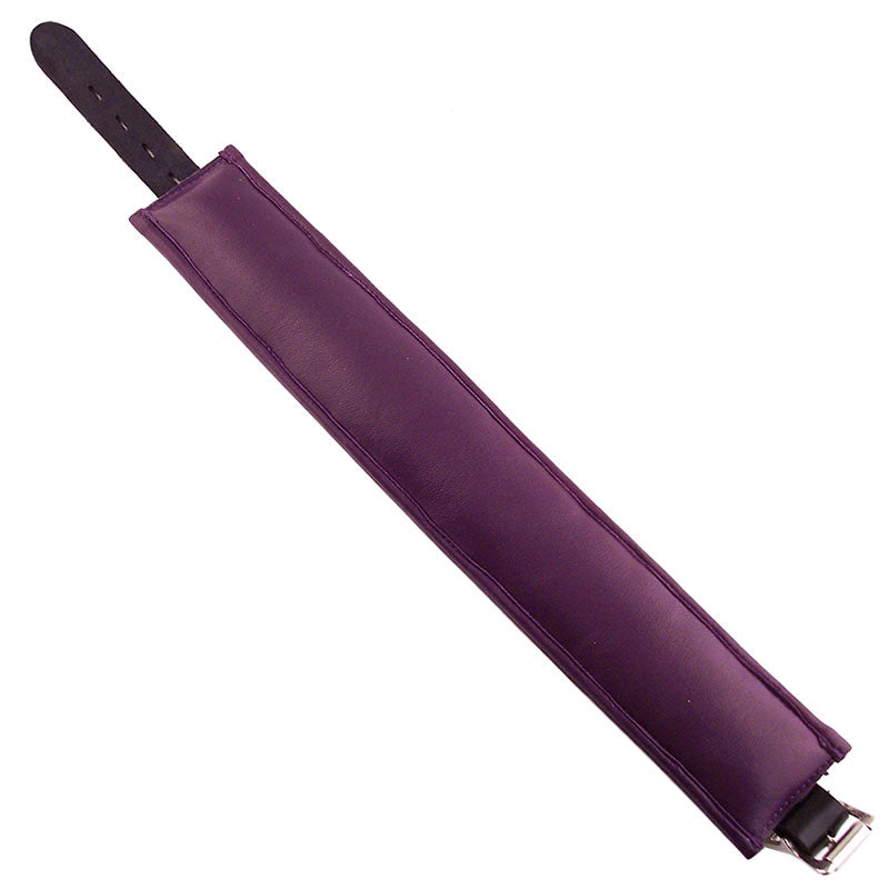 Rouge Garments Black And Purple Padded Collar|Side View|"collar details-side view"|