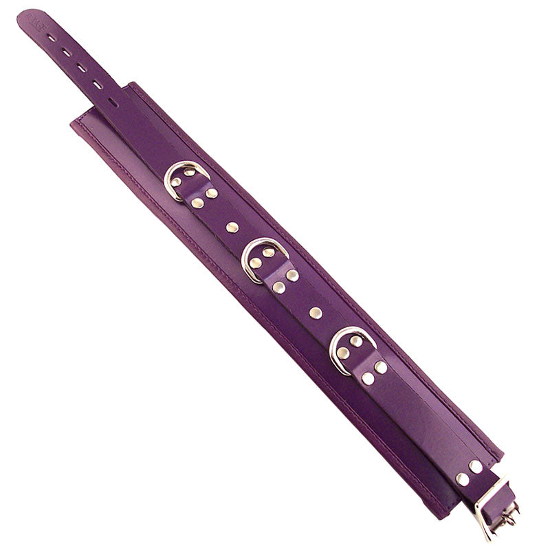 Rouge Garments Purple Padded Collar|Front View|"padded collar-front view"|
