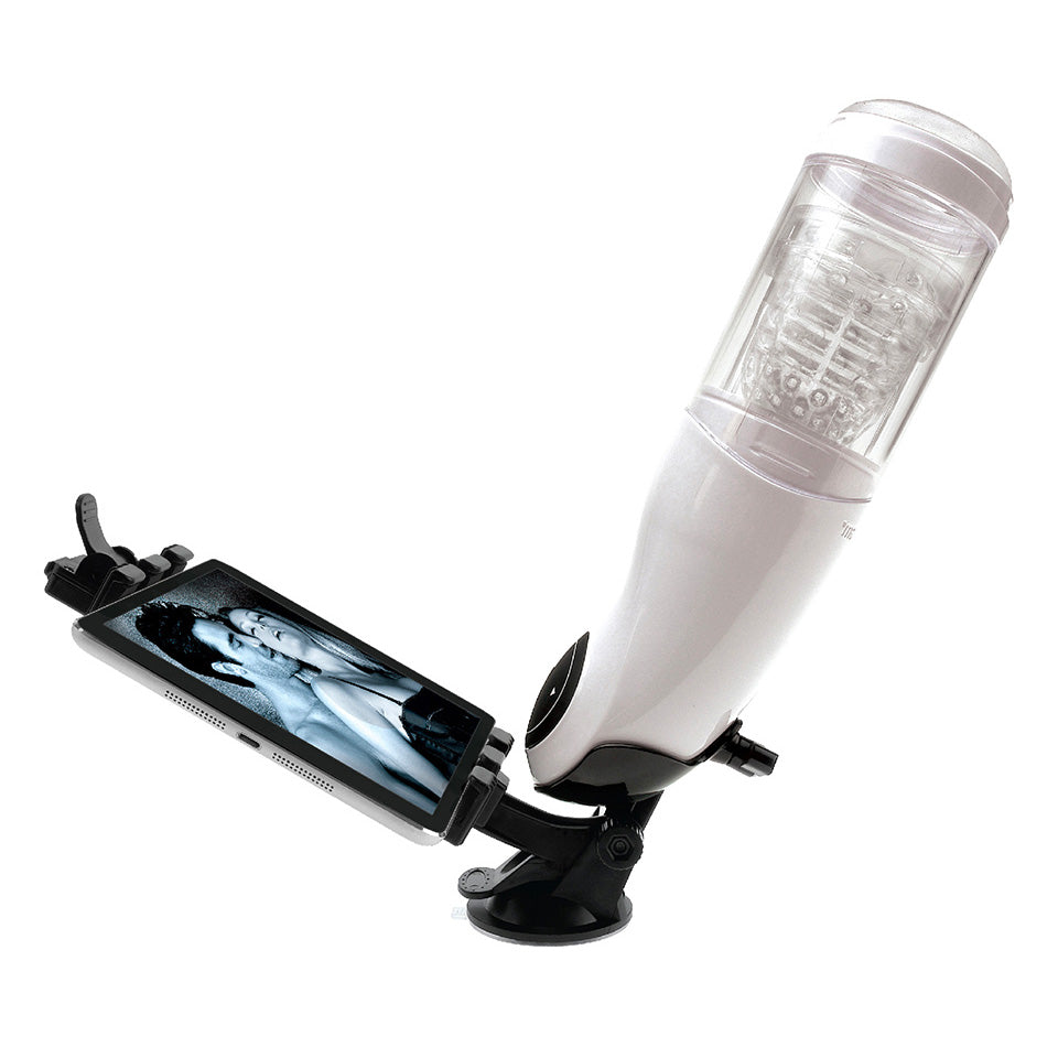 Pipedream Extreme Mega Bator Pussy Vibrating Masturbator|Side View|"pussy detail - side view"