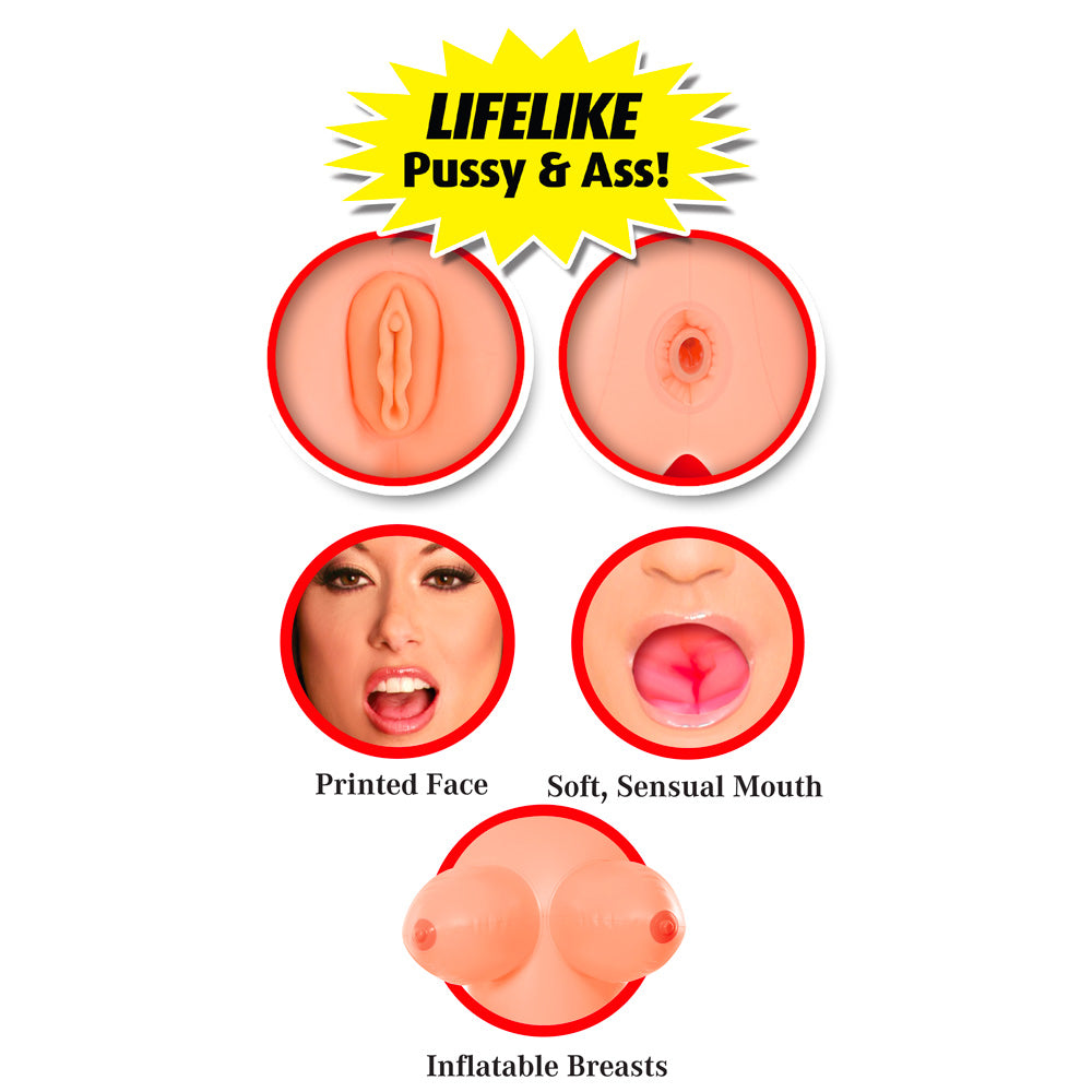 Pipedream Extreme Brooke Le Hook Life Size Love Doll|Side View|"brooke features-side view"|