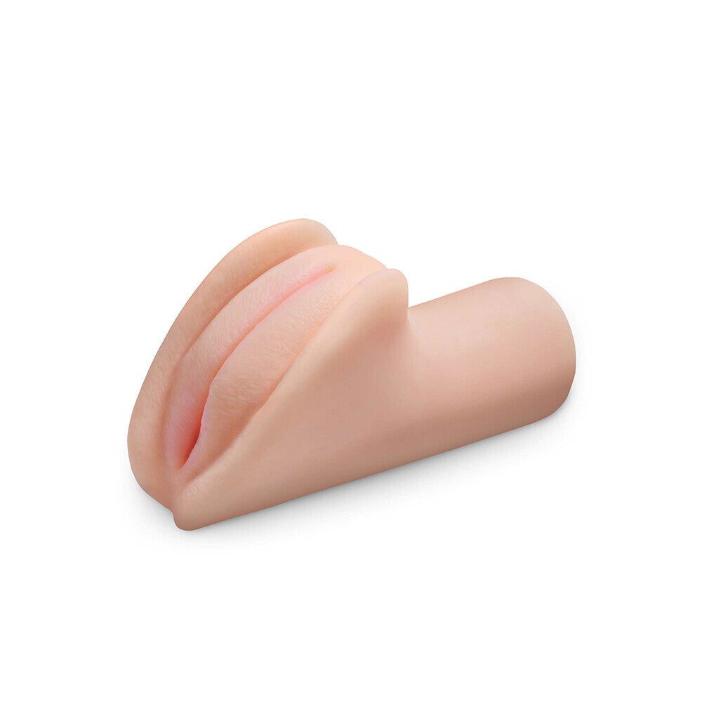 PDX Plus Perfect Pussy Pleasure Stroker|Side View|"pleasure detail - side view"