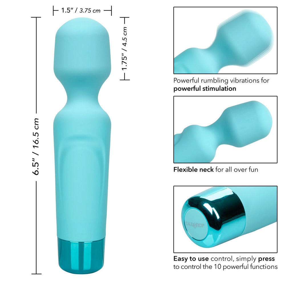 Eden Wand Massager | Angle | "flexible wand head design - angle view"