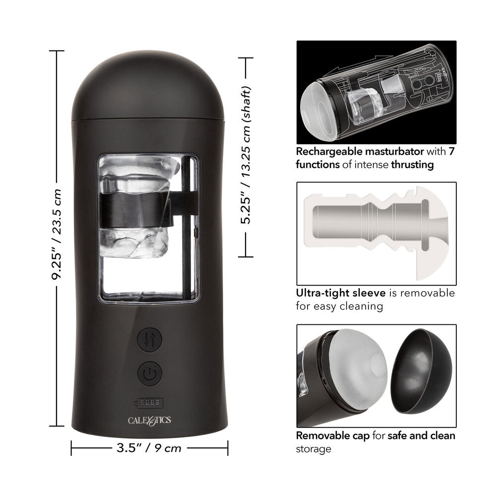 Bionic Power Stroker Masturbator|Back View|"quality build - back view"