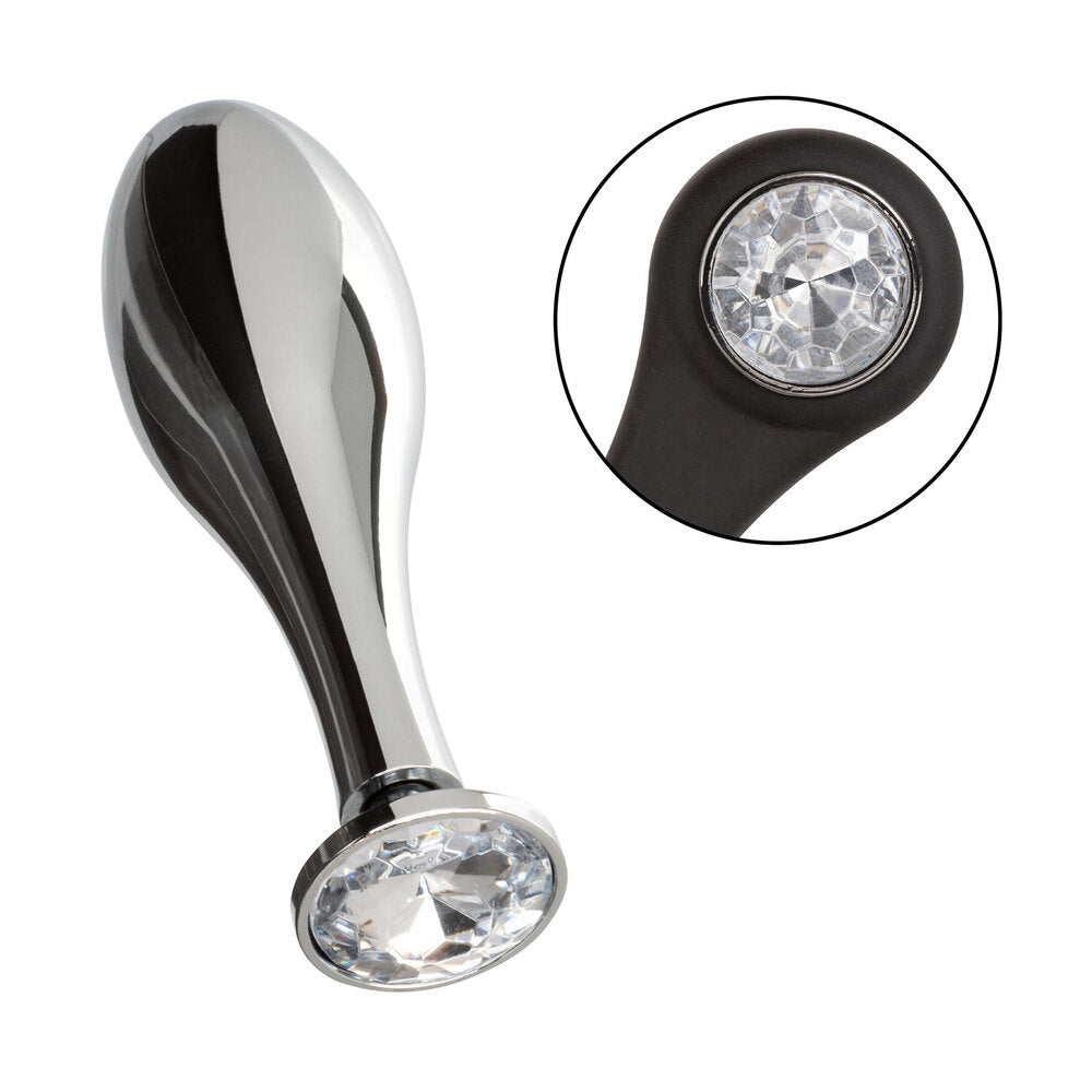 Star Fucker Teardrop Plug And Cockring|Side View|"cockring design-side view"|