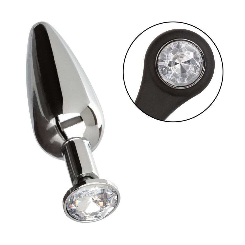 Star Fucker Slim Plug And Cockring|Side View|"slim design-side view"|
