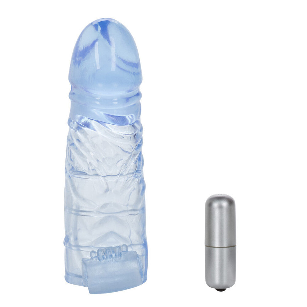 Up Vibrating Extension Sleeve|Back View|"quality build - back view"
