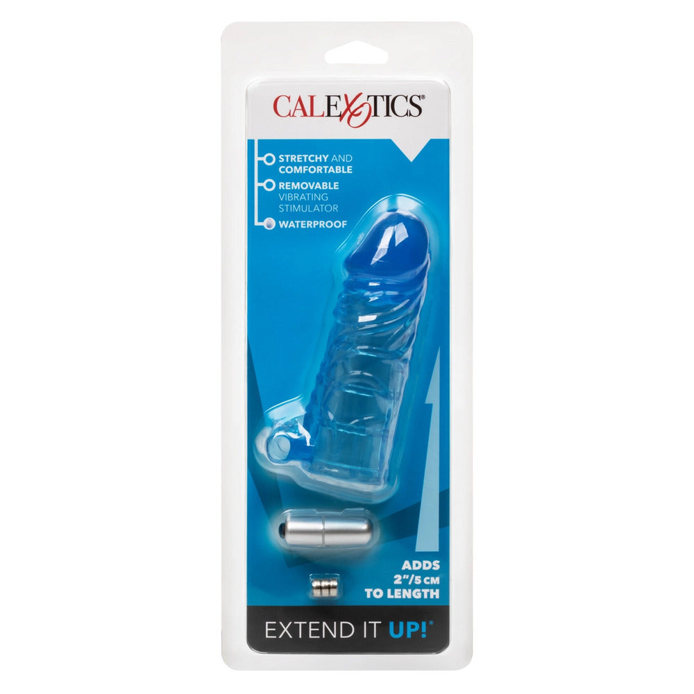 Up Vibrating Extension Sleeve|Detail View|"surface detail - detail view"