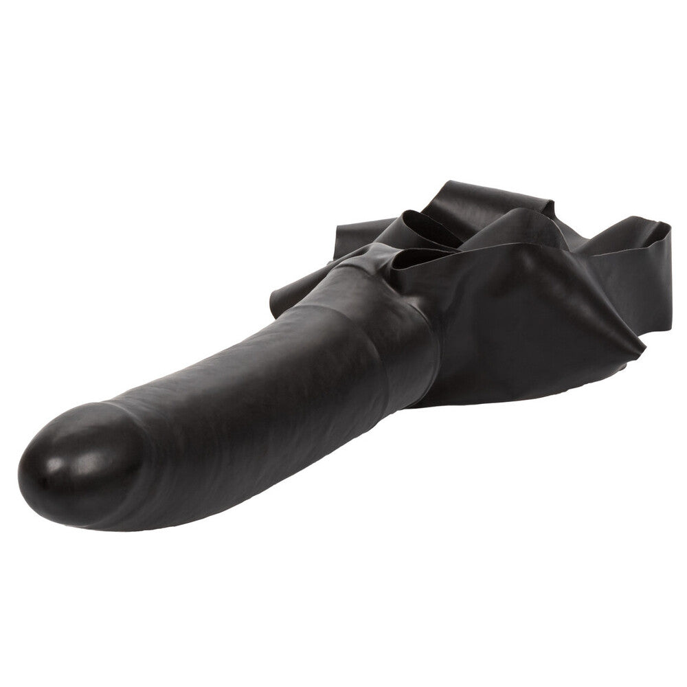 The Accommodator Face Strap On Dildo Black|Back View|"quality build - back view"