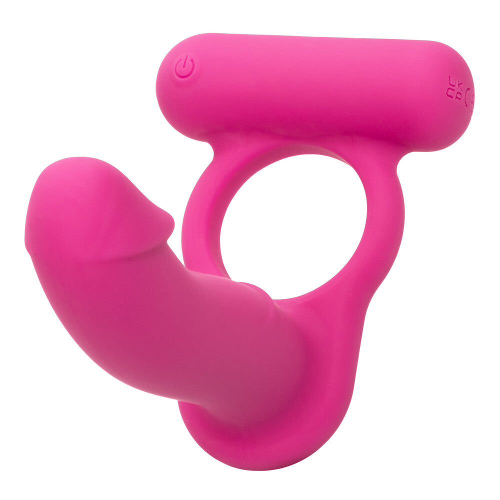 Silicone Rechargeable Double Diver Stimulator|Front View|"diver design - front view"