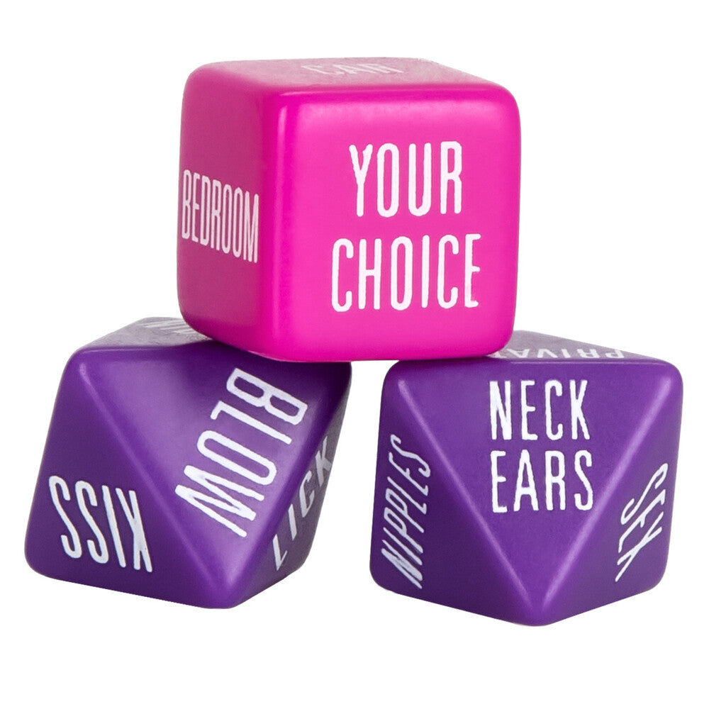 Spicy Dice|Front View|"adult dice game - front view"