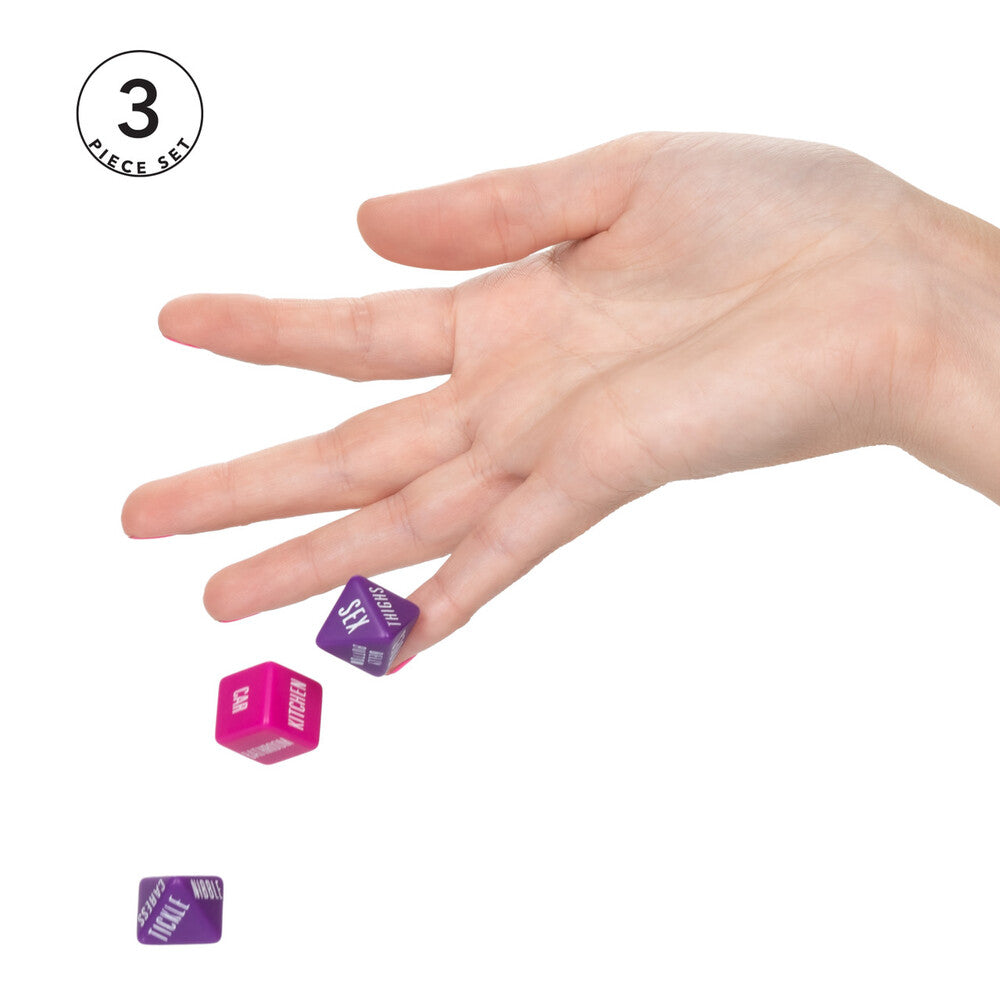 Spicy Dice|Back View|"adult dice game - back view"