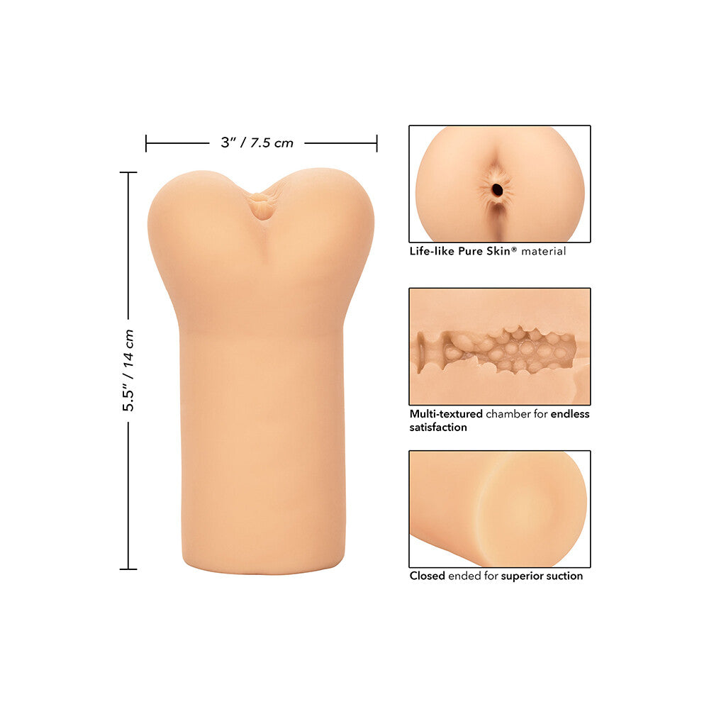Boundless Anus Masturbator Flesh Pink|Detail View|"surface detail - detail view"