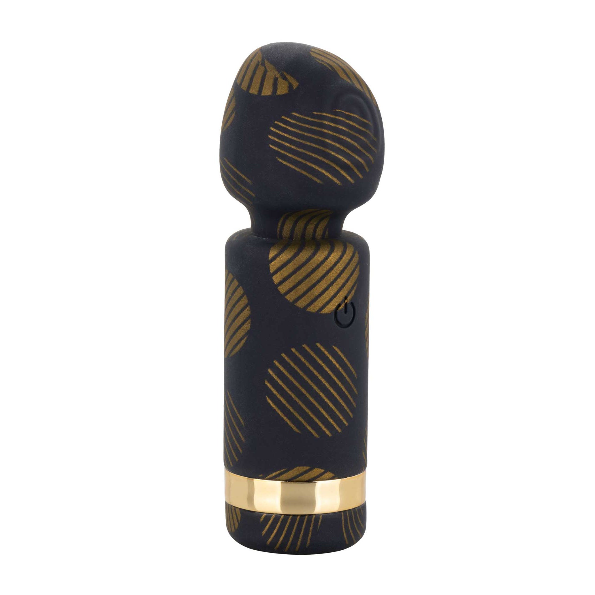 Naughty Bits Lit Clit Teenie Weenie Wand|Front|"compact rechargeable wand massager - front view"