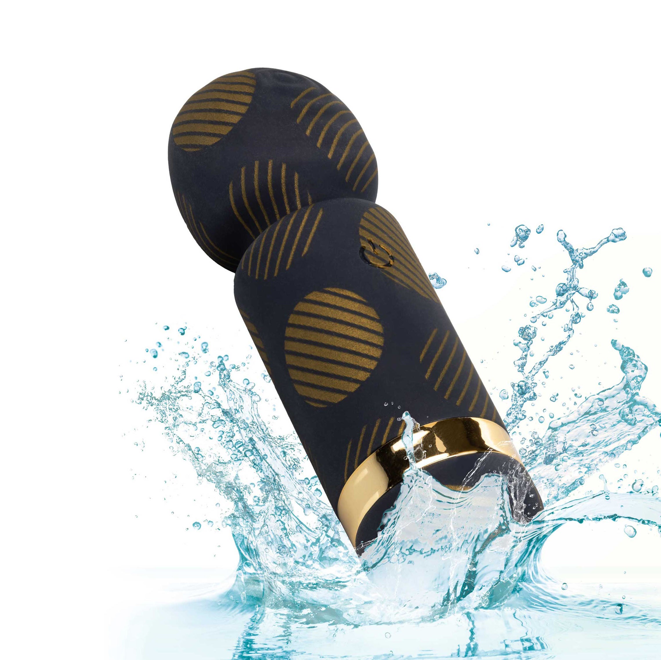 Naughty Bits Lit Clit Teenie Weenie Wand|Detail|"compact rechargeable wand massager - detail view"