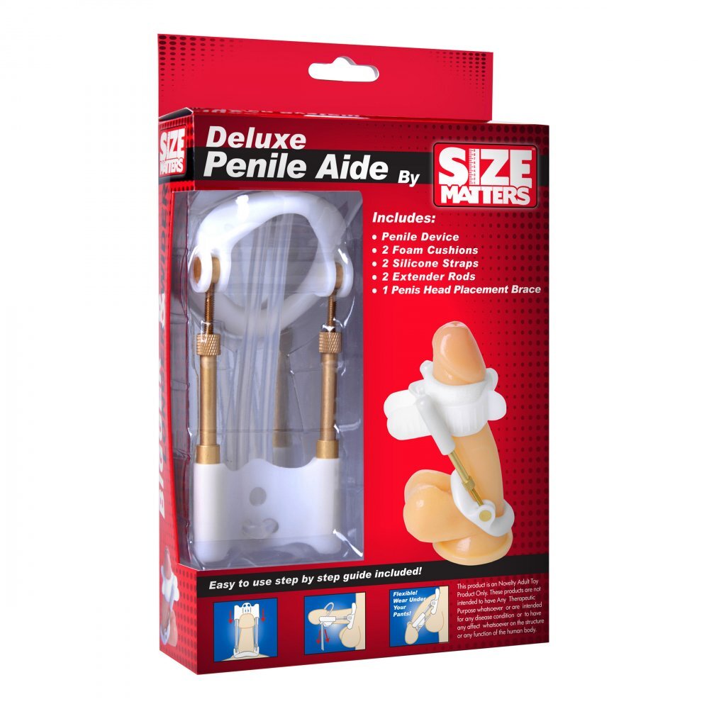 Size Matters Deluxe Penile Aid System|Detail View|"Precision pressure control with comfort seal - detail view"