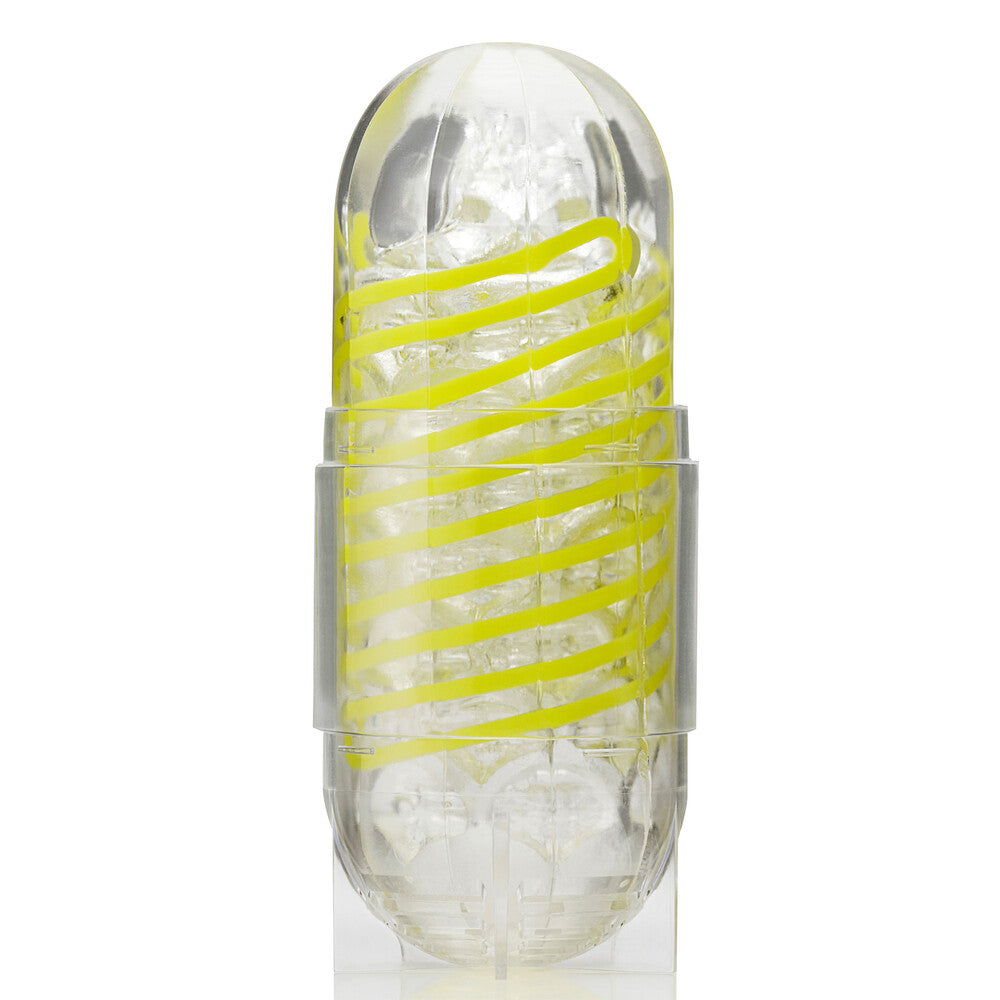 Tenga 03 Shell Spinner Masturbator|Front View|"shell design - front view"