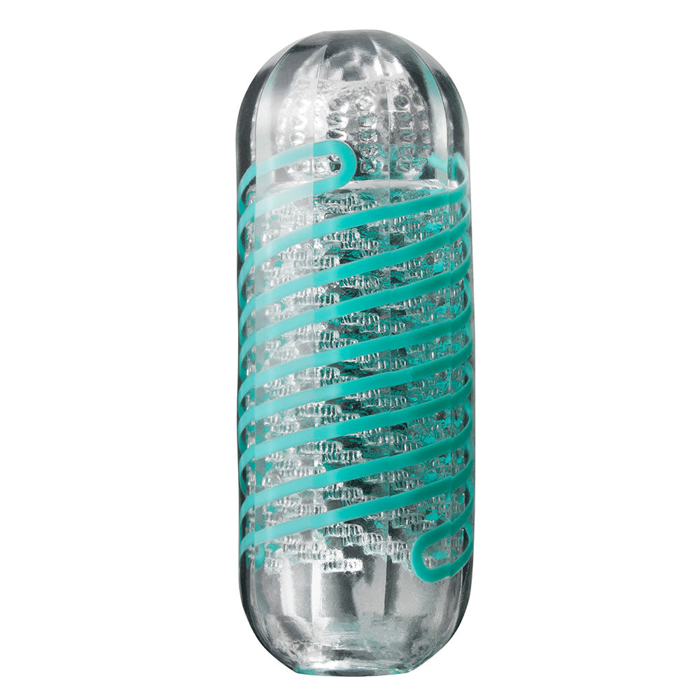 Tenga 04 Pixel Spinner Masturbator|Front View|"pixel design - front view"