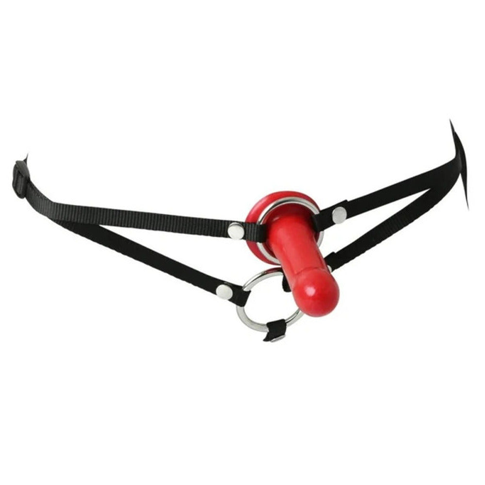SportSheets Menage A Trois Double Presentation Harness|Side View|"double detail - side view"