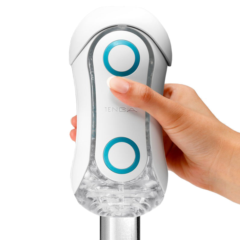 Tenga Flip Orb Blue Rush Masturbator|Detail View|"surface detail - detail view"