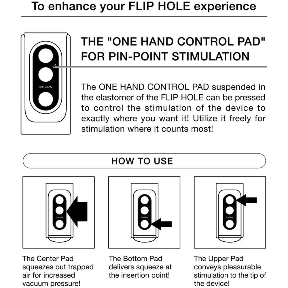 Tenga Flip Hole Black Masturbator|Detail View|"surface detail - detail view"
