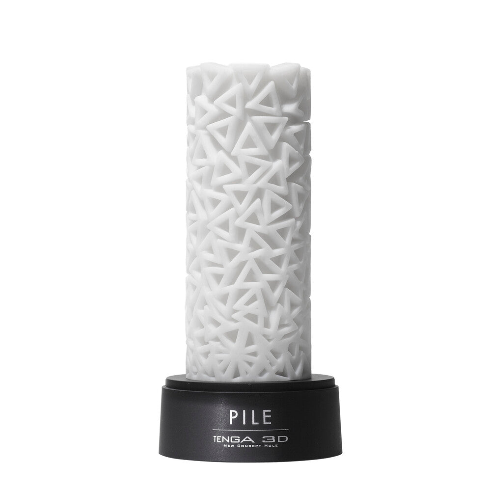 Tenga 3D Pile Masturbator|Front View|"pile design - front view"