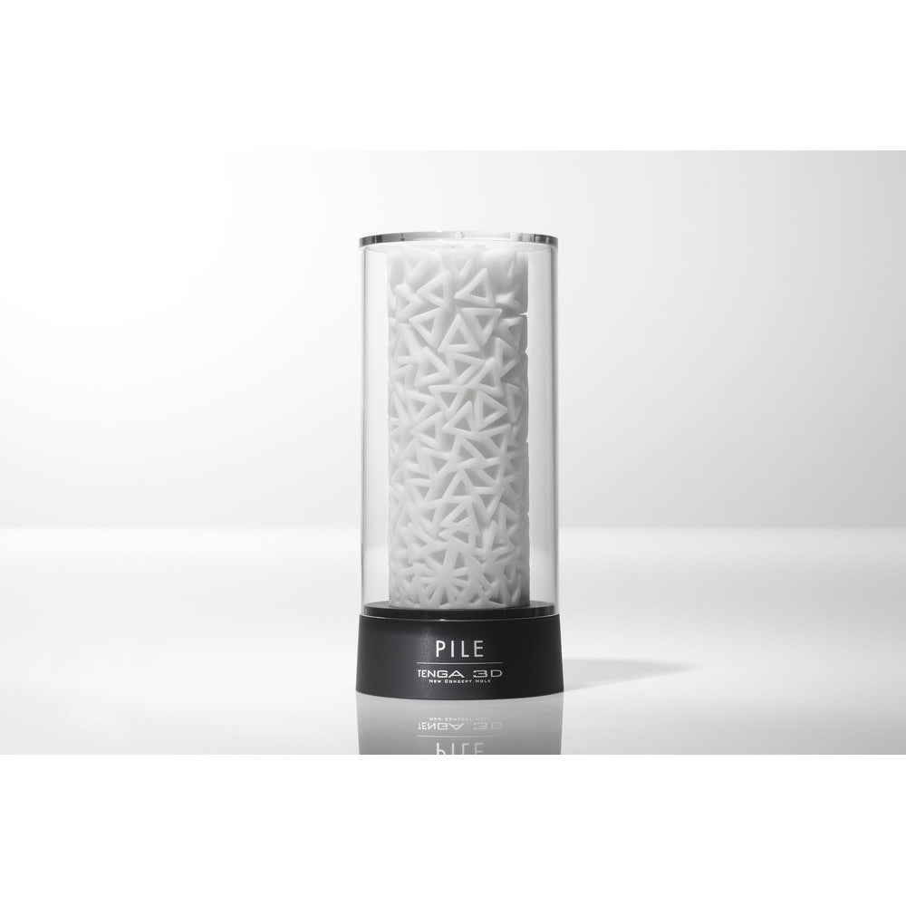 Tenga 3D Pile Masturbator|Front View|"pile design - front view"