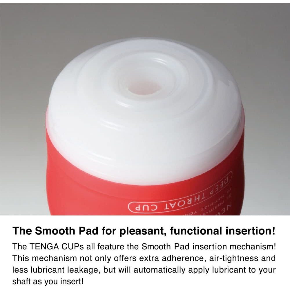 Tenga Double Hole Cup Ultra Size Masturbator|Side View|"ultra detail - side view"