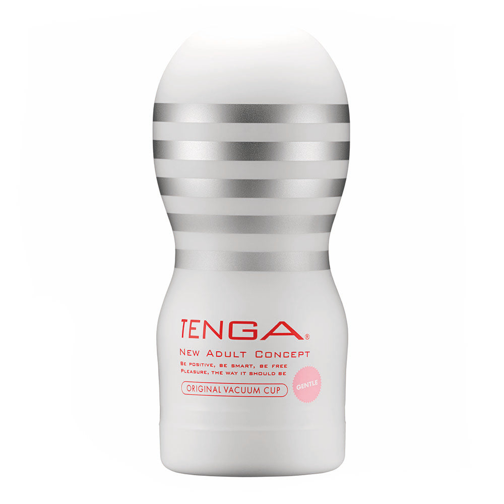 Tenga Original Vacuum Cup Gentle Masturbator|Front View|"vacuum design - front view"