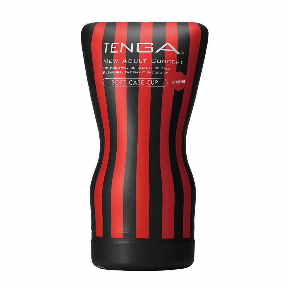 Tenga Soft Case Strong Masturbator|Front View|"case design - front view"