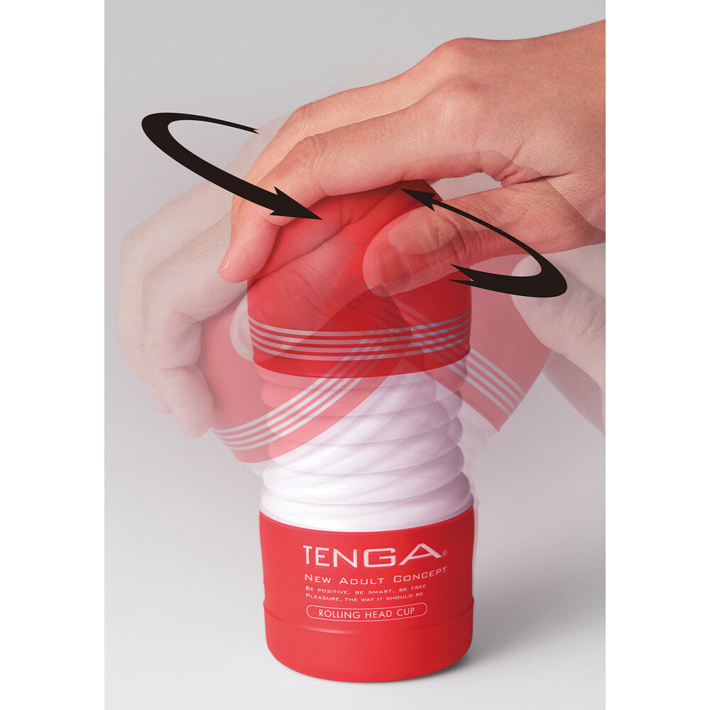 Tenga Rolling Head Strong Masturbator|Back View|"quality build - back view"