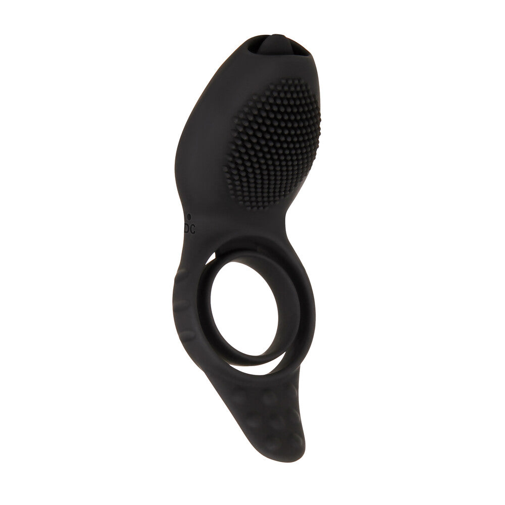 Zero Tolerance Mr Flicker Vibrating Cock Ring|Front View|"flicker design - front view"
